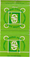 Northwest Missouri State University MARYVILLE, MISSOURI Bobtail Matchbook Cover picture