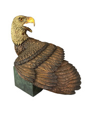 Kitty Cantrell Defiance Eagle Sculpture 1993 Legends Mixed Metal Bronze 829/2500 picture