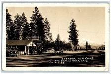 c1920's Shamrock Auto Court Siskiyou County US 99 Yreka CA RPPC Photo Postcard picture
