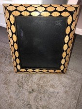 R & Y Augousti London Vintage Crackled Inlaid Wood Picture Frame picture