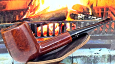 Vintage Sasieni Four Dot Natural Buckingham 55 Estate Pipe 1970's Family Era picture