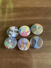 Handmade Set of 6 American Dad Roger Personas Button Pins picture