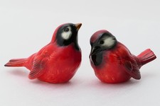 Goebel Red Cardinal - W Germany - Porcelain Birds - CV 72 and CV 74 picture