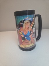 Vintage 1990 SNAP-ON Thermo-Serv Plastic Mug “Lynne” May/June Made In USA picture