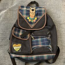 Vintage 90’s Scooby-Doo backpack Cartoon Network embroidered Rare Plaid picture