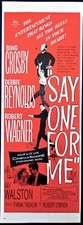 Say One for Me movie ad Debbie Reynolds Vtg 1959 Bing Crosby advertisement  picture