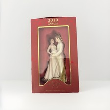 Lenox 2010 Annual Always & Forever Bride & Groom Porcelain Ornament New In Box picture