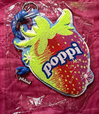 Authentic Poppi Strawberry Major Flavor Tour Keychain 4 X 5 Inch limited edition picture