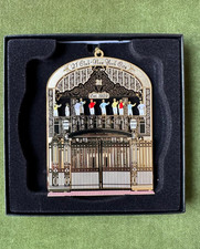 21 Club New York Holiday Ornament - Iron gates with equestrian jockeys picture
