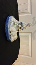 Vintage Style Chinoiserie Porcelain Figurine - Lady with Deer picture