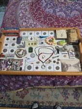 Vintage Junk Drawer With Real Gold And Silver And So Much More picture