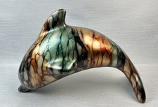 Large Dolphin Porpoise Sculpture Statue Figurine Acrylic Paint. ALST picture