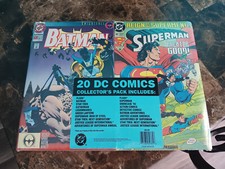 VTG 20 DC Comics pack SEALED 1993 Batman Superman green lantern etc etc NEW. picture