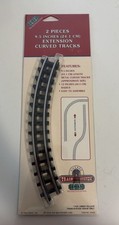 Lemax Village Collection 2 Piece Extension Curved Train Tracks 11 5/8