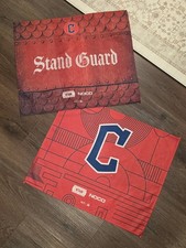 Two Cleveland Guardians postseason Rally Towels - Smoke Free Home picture