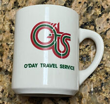 Vintage O’Day Travel Service Cruise Line 1980s Coffee Mug Rare picture