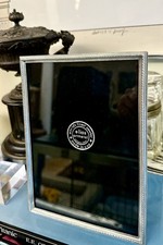 Vintage Elias Artmetal 5x7 Picture Frame #3141 Capstone– Fine Pewter & Silver  picture