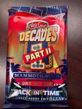 2025 Wild Card Decades Part II Mammoth Auto 1/1 Pack 66% TAYLOR SWIFT HIT picture