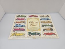 Vintage Springprint Paper Mat Design #478 Springfield OH Classic Cars picture