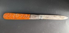 Vintage Bower Daddy Barlow Solingen Germany Jigged Bone Single Blade Pocket Knif picture