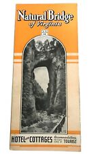 Vtg 1930s Natural Bridge Of Virginia Hotel Cottages Accommodations Brochure picture