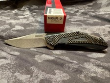 Kershaw Camshaft CF 1370CF D2 Carbon Fiber Folding Knife | New in Box picture