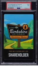 2025 BERKSHIRE HATHAWAY PASS ANNUAL MEETING MAY 2-3 WARREN BUFFETT'S LAST PSA 9 picture