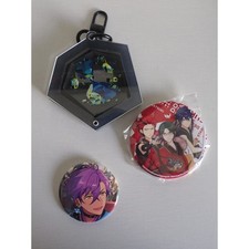 Ensemble Stars Dream Live Trapezium Orion Keychain & Pin Set Akatsuki Mika Pin picture