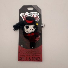 Watchover Voodoo Skull & Bones NOLA Collection String Doll Keychain Ref 258 NEW picture