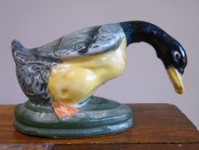 Vintage MCM Ceramic MALLARD DUCK 2-1/4