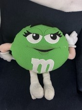 M&M's Green M&M Character Plush Advertising Toy Vintage 2000 22inch picture