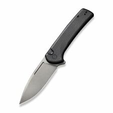 Civivi Conspirator Folding Knife Black Micarta Handle NitroV Plain Edge C21006-1 picture