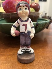 FOOTBALL BOY FIGURINE~Porcelain~5.5” x 2.5” ~ I Can’t Make Out The Brand ~ VGC ~ picture