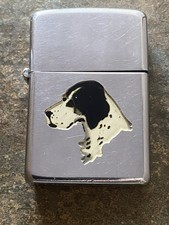Zippo 3 Barrel Town And Country Setter Dog Lighter picture