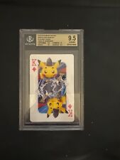 maiko-han pikachu king of diamonds playing cards Beckett 9.5 picture