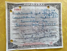 Early 1930's Prohibition Prescription for Medicinal Liquor - Quantity 1 picture