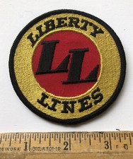 Vintage Liberty Lines Bus Logo Patch LL Transportation picture