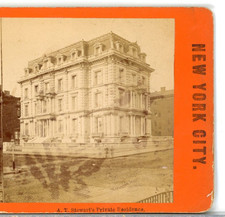 NEW YORK CITY, A.T. Stewart's Private Residence--Stereoview T39 picture