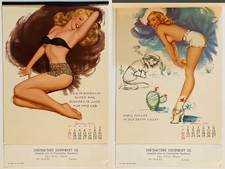 Marilyn Monroe Calendar 1954 Thompson Litho Rare Sample Complete w/Orig Envelope picture