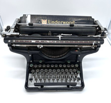 Antique Underwood Typewriter Desktop Early 1900's Vintage Standard Manual Works picture