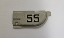 Vintage NOS 1955 California License Plate Metal Tab Tag  picture
