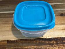 ✅Vintage ✅Rubbermaid Container ✅Servin Saver ✅2 Cup ✅Square ✅Teal Lid ✅7j57 ✅USA picture