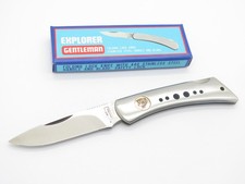 Vintage BST Tiger Nakamura Seki Japan Stainless Lockback Folding Pocket Knife picture
