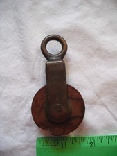 PERKO Maritime Pulley Block, Patent PAT. 2,195,997, Wood Wheel, Vintage Antique picture