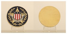 American Police Hall of Fame Est 1960 Gold Challenge Coin  3#H picture