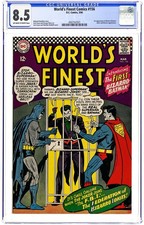 World's Finest Comics #156 CGC 8.5 1966 4507167021 1st app. Bizarro Batman picture