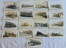 C. 1930s-1940s Erie Railroad Steam Diesel Locomotive Photo Lot Of 17 picture