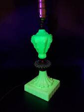 Custard Uranium Glass Boudoir Table Lamp picture