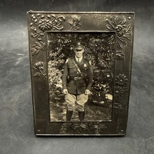 1930's Antique framed photogarph photo Police Officer Cop Uniform  picture