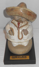 Rodo Padilla Folk Art Ceramic Sculpture Doctor With Sombrero BEAUTIFUL Condition picture